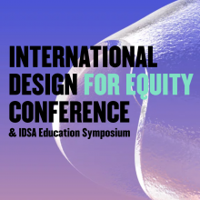 Image that shows the text International Design Conference and IDSA Education Symposium